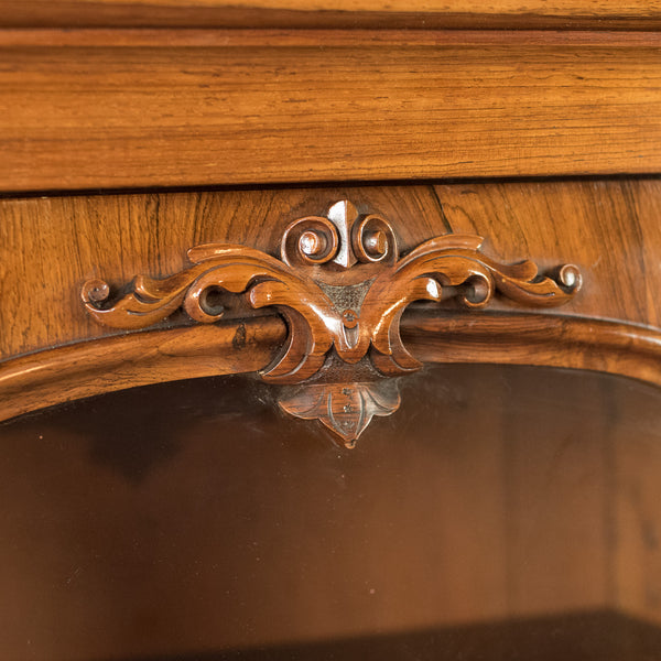 Antique Bookcase, Regency Rosewood Glazed Cabinet, c.1830 - London Fine Antiques