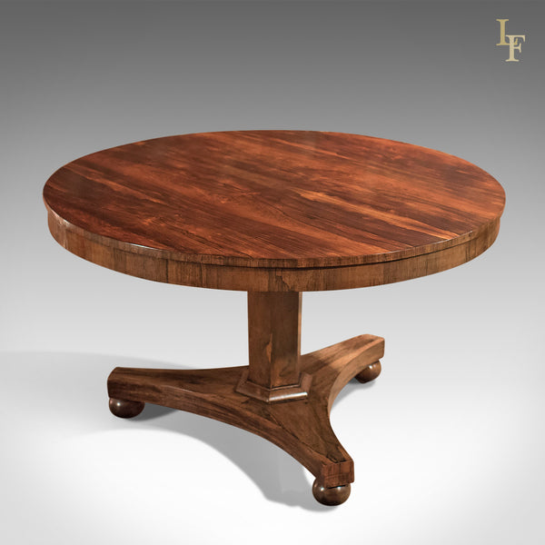 Antique Breakfast Table, Regency, Rosewood c.1820 - London Fine Antiques