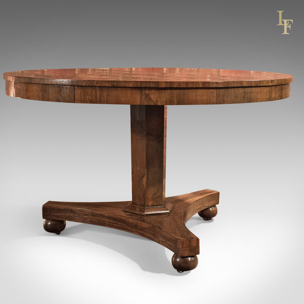 Antique Breakfast Table, Regency, Rosewood c.1820 - London Fine Antiques
