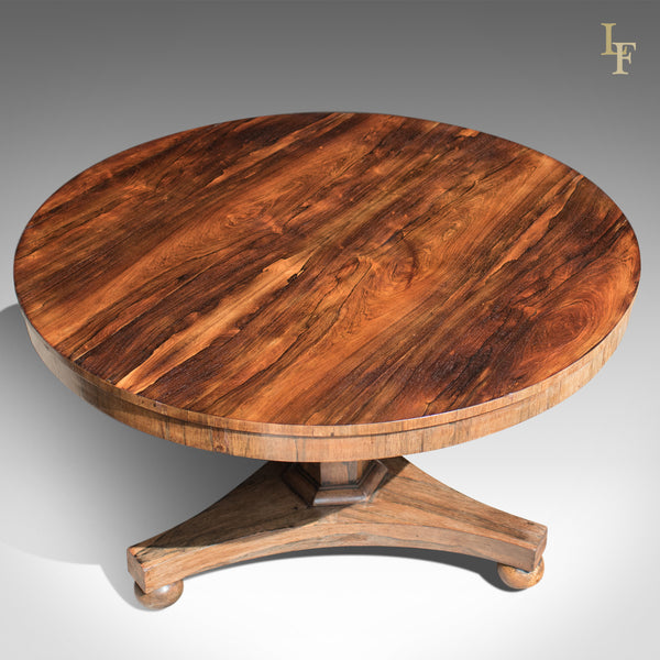 Antique Breakfast Table, Regency, Rosewood c.1820 - London Fine Antiques