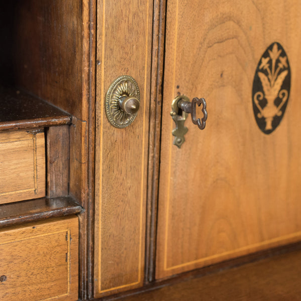 Antique Bureau, Victorian Walnut Desk, c.1900 - London Fine Antiques