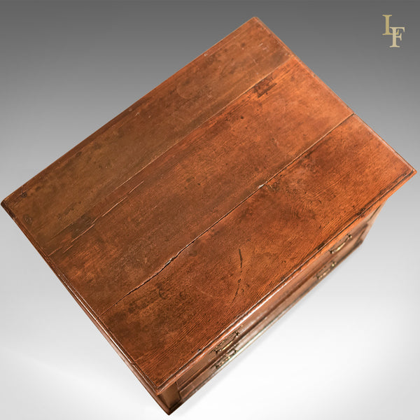 Antique Chest of Drawers, Georgian Squat Tallboy c.1750 - London Fine Antiques