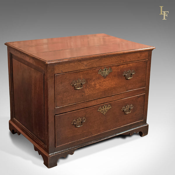 Antique Chest of Drawers, Georgian Squat Tallboy c.1750 - London Fine Antiques