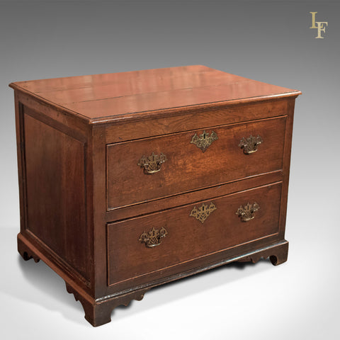 Antique Chest of Drawers, Georgian Squat Tallboy c.1750 - London Fine Antiques
