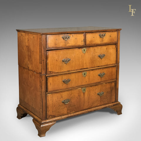 Antique Chest of Drawers, Georgian Walnut English c.1720 - London Fine Antiques
