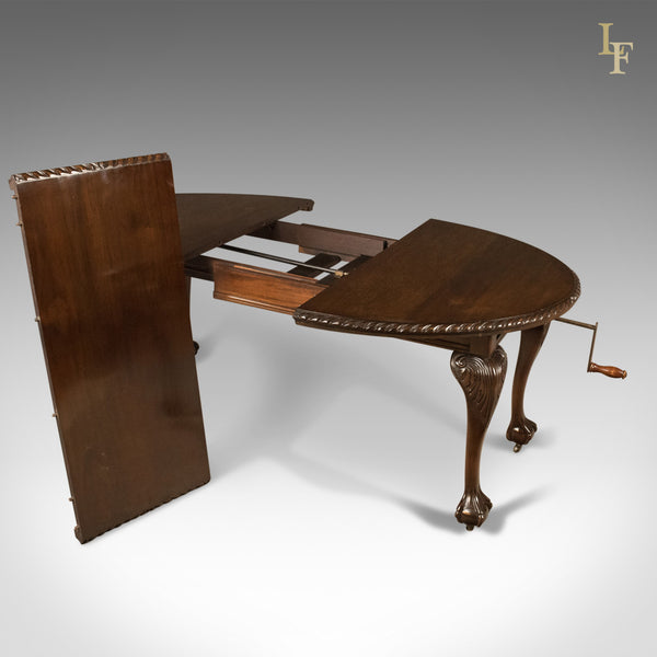 Antique Dining Table, 4-6 Seater, Edwardian, English, Mahogany - London Fine Antiques