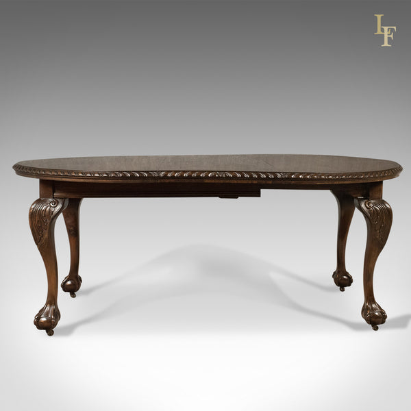 Antique Dining Table, 4-6 Seater, Edwardian, English, Mahogany - London Fine Antiques