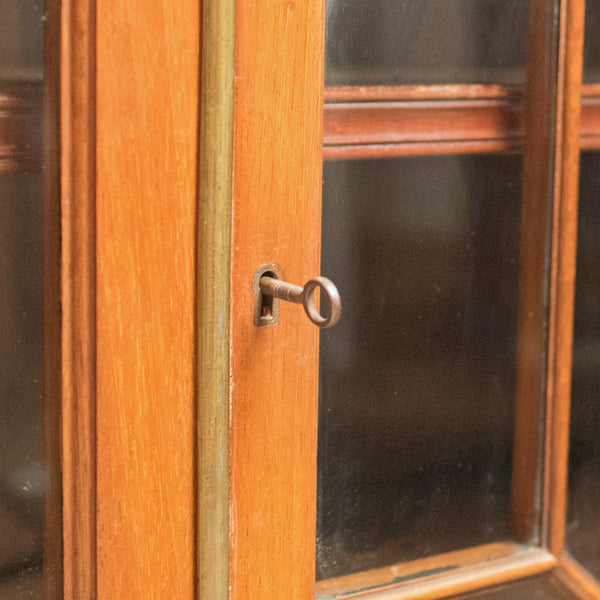 Antique Glazed Bookcase, Edwardian Display Cabinet, c.1910 - London Fine Antiques
