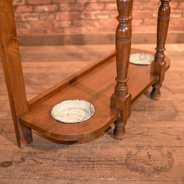 Antique Hall Stand, Edwardian Walnut c.1910 - London Fine Antiques