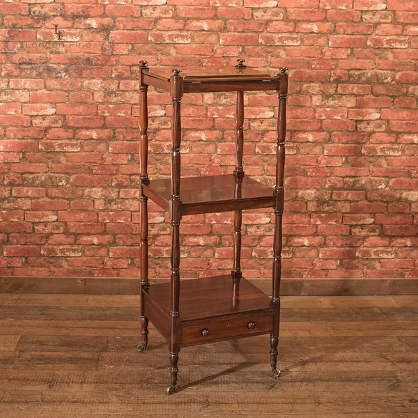 Antique Music Stand, Regency Rosewood Whatnot c.1820 - London Fine Antiques