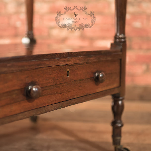 Antique Music Stand, Regency Rosewood Whatnot c.1820 - London Fine Antiques