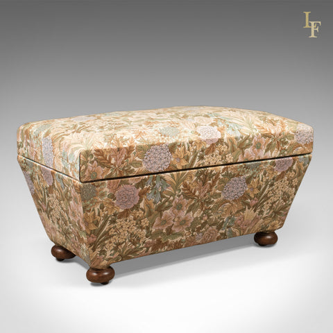 Antique Ottoman, Victorian Upholstered Chest c.1870 - London Fine Antiques