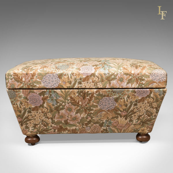 Antique Ottoman, Victorian Upholstered Chest c.1870 - London Fine Antiques