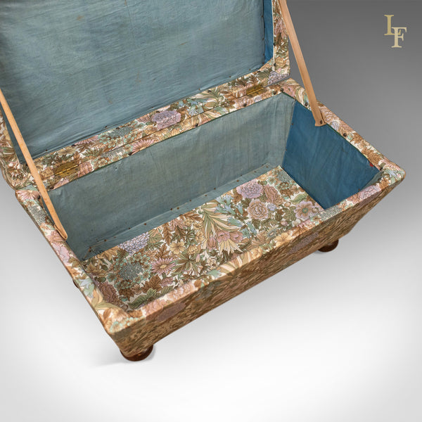 Antique Ottoman, Victorian Upholstered Chest c.1870 - London Fine Antiques