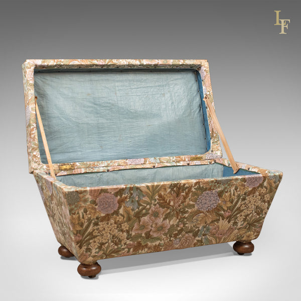Antique Ottoman, Victorian Upholstered Chest c.1870 - London Fine Antiques