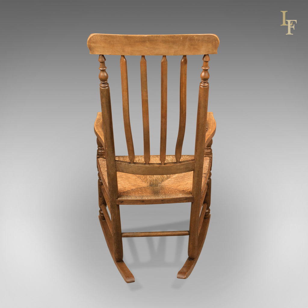 Antique Rocking Chair, Georgian Oak and Ash – London Fine Antiques