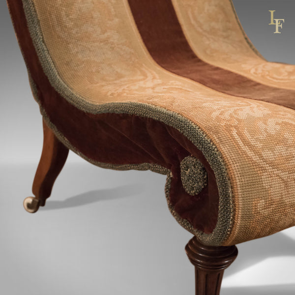 Antique Salon Chair, Victorian c1850 - London Fine Antiques