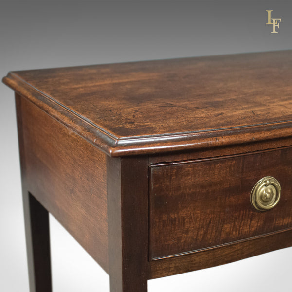Antique Side Table, Mahogany, Bow Fronted, English, George III, c.1770 - London Fine Antiques