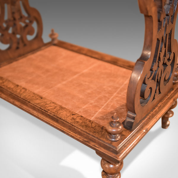 Antique Side Table, Regency Burr Walnut c.1830 - London Fine Antiques