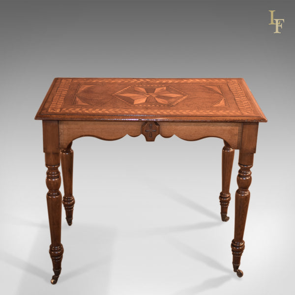 Antique Side Table, Georgian Oak c.1800 - London Fine Antiques