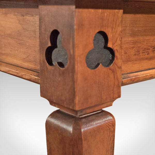 Antique Side Table, Victorian Pitch Pine Alter, c.1860 - London Fine Antiques