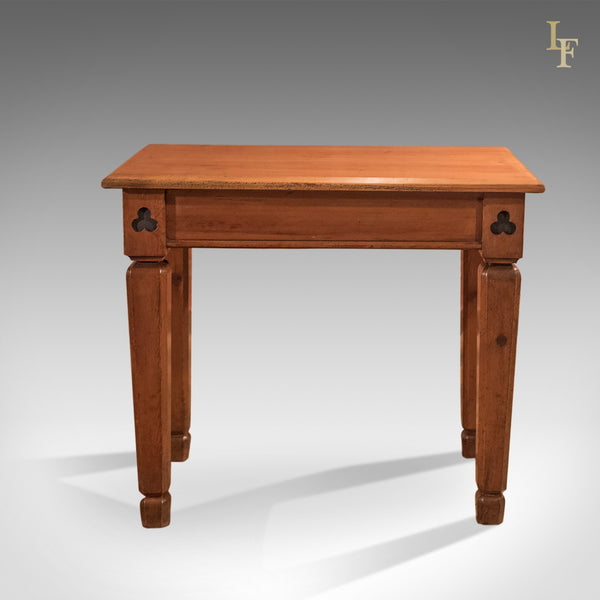Antique Side Table, Victorian Pitch Pine Alter, c.1860 - London Fine Antiques