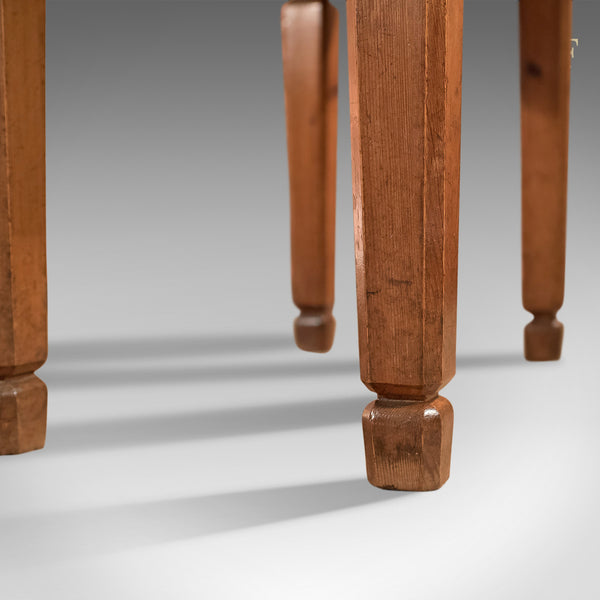 Antique Side Table, Victorian Pitch Pine Alter, c.1860 - London Fine Antiques