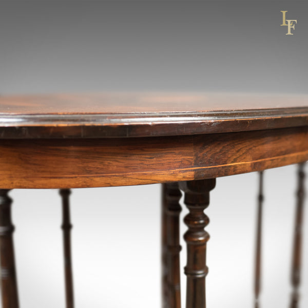 Antique Side Table, Victorian Rosewood, English c.1880 - London Fine Antiques