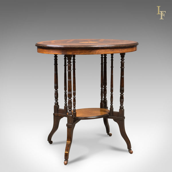 Antique Side Table, Victorian Rosewood, English c.1880 - London Fine Antiques