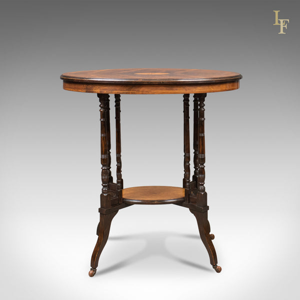 Antique Side Table, Victorian Rosewood, English c.1880 - London Fine Antiques