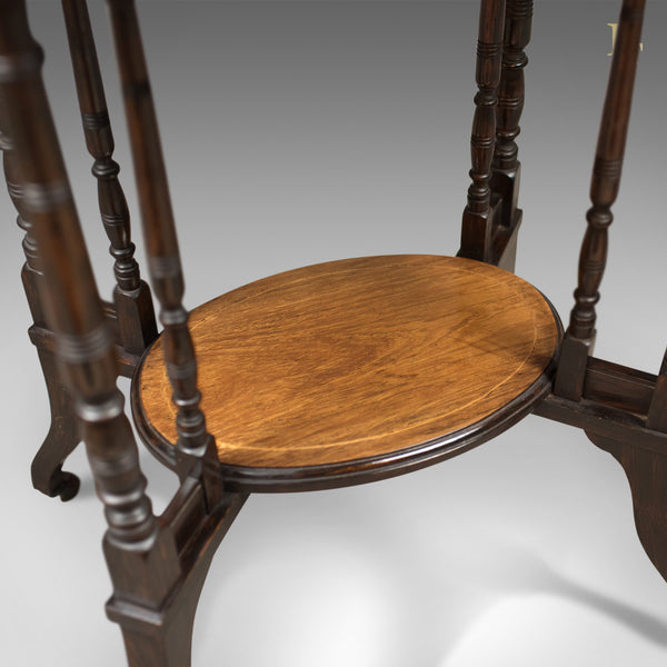 Antique Side Table, Victorian Rosewood, English c.1880 - London Fine Antiques