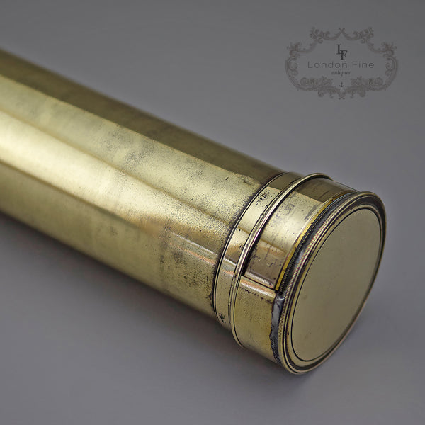 Antique Telescope, Large Dollond Four Draw - London Fine Antiques