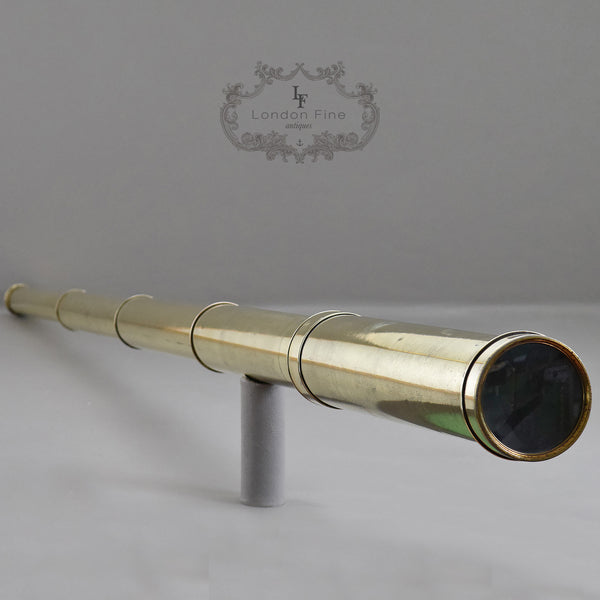 Antique Telescope, Large Dollond Four Draw - London Fine Antiques