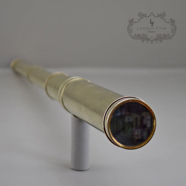 Antique Telescope, Large Dollond Four Draw - London Fine Antiques