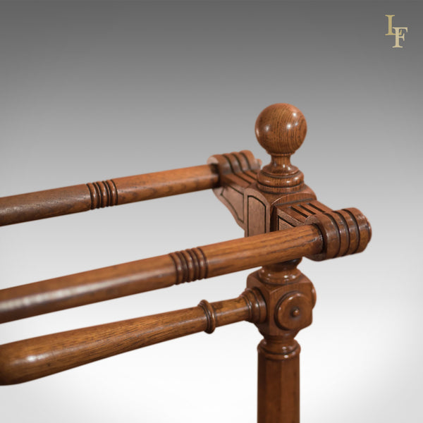 Antique Towel Rail, Large Victorian Stand c.1850 - London Fine Antiques
