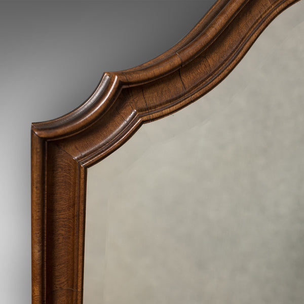 Antique Wall Mirror, English, Walnut, Edwardian c.1910 - London Fine Antiques