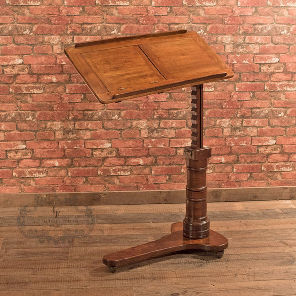 Victorian Walnut Reading Table, c.1880 - London Fine Antiques