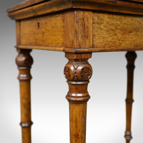 Antique, Adjustable Writing Table, English, Oak, Johnstone and Jeanes, c.1850 - London Fine Antiques