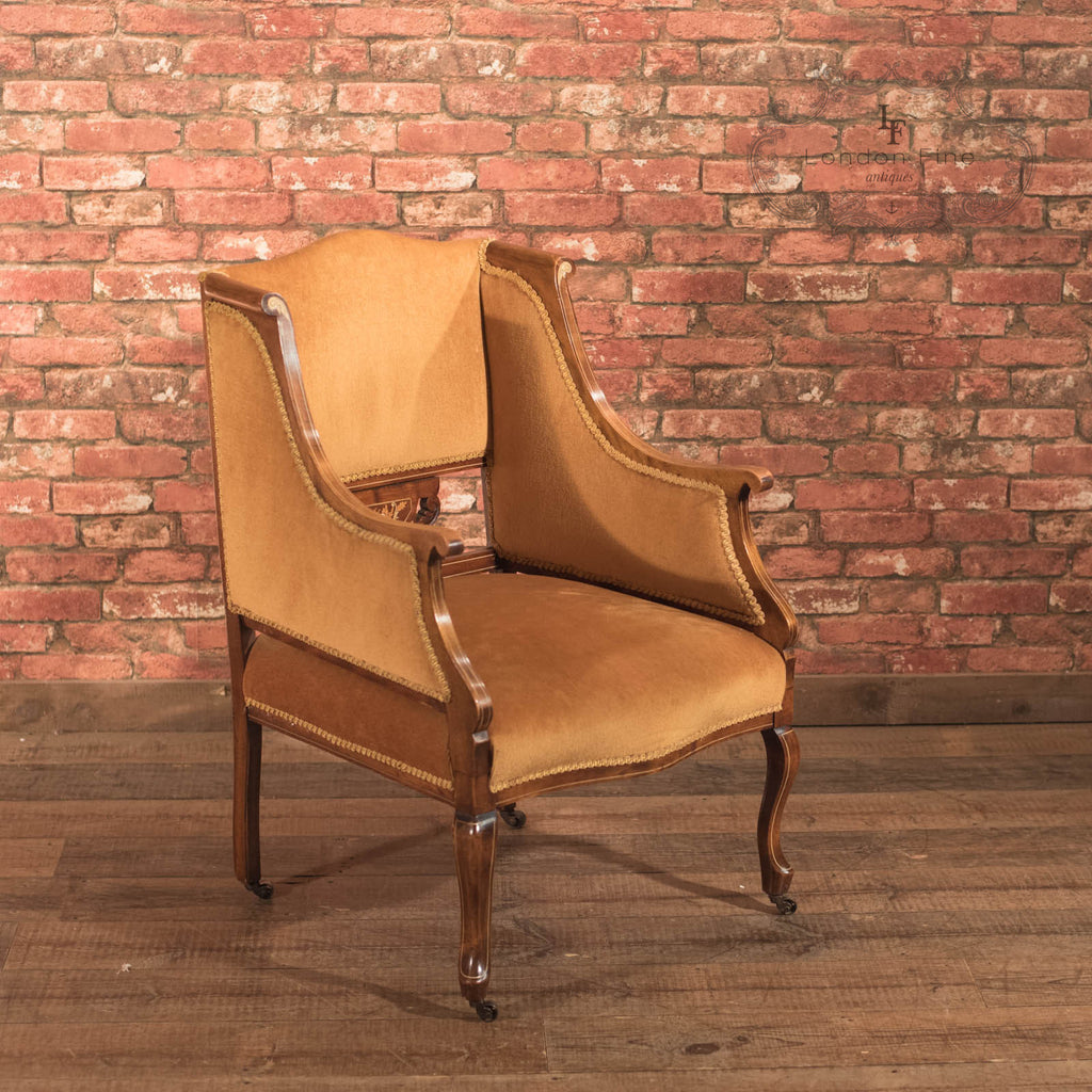 Edwardian Drawing Room Armchair, c.1910 - London Fine Antiques