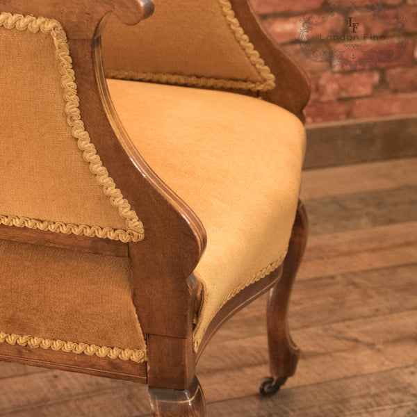Edwardian Drawing Room Armchair, c.1910 - London Fine Antiques