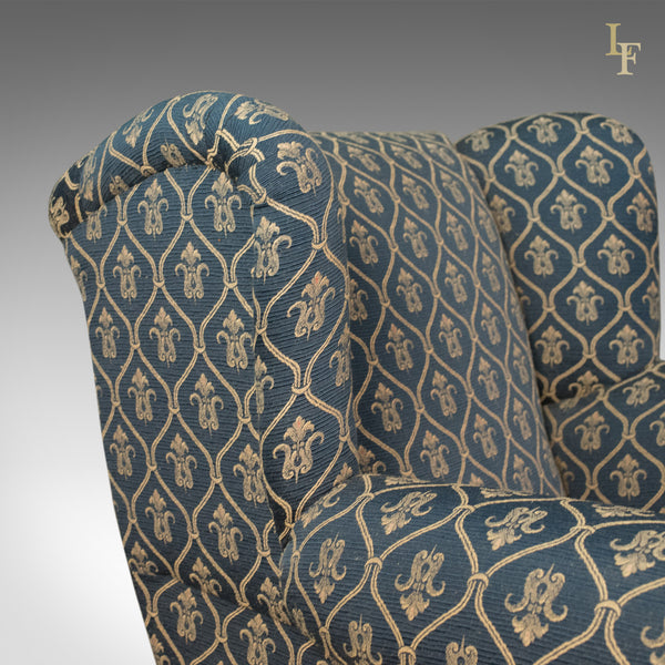 Antique Armchair, Edwardian English Club Chair, c.1910 - London Fine Antiques