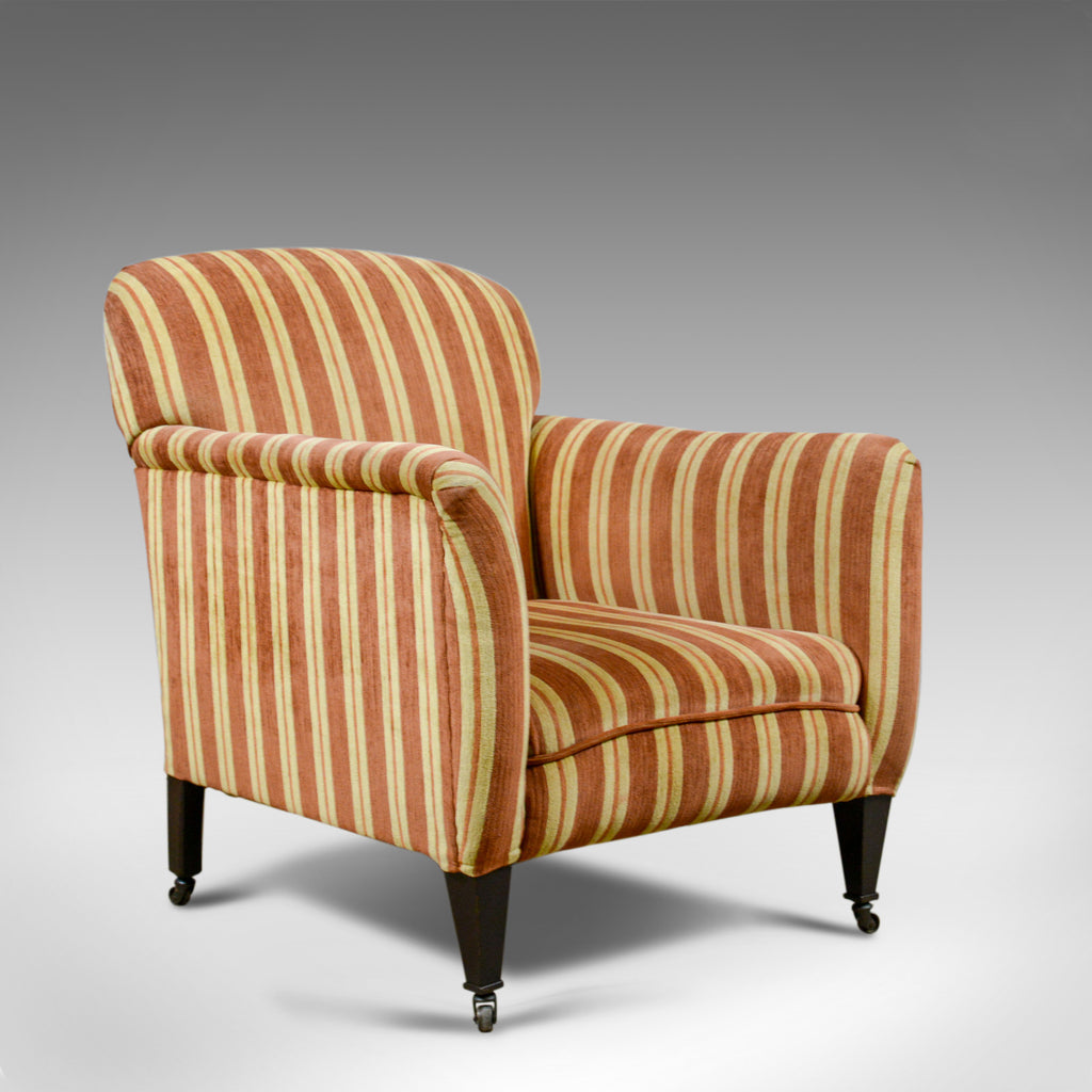 Antique Armchair, English, Edwardian Club Chair, Early 20th Century, Circa 1910 - London Fine Antiques