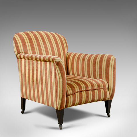 Antique Armchair, English, Edwardian Club Chair, Early 20th Century, Circa 1910 - London Fine Antiques