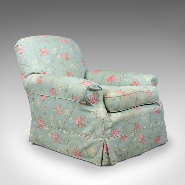 Antique Armchair, English, Edwardian, Deep Club Chair, Circa 1910 - London Fine Antiques