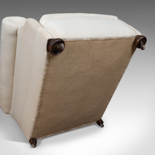 Antique Armchair, English, Edwardian, Deep Club Chair, Circa 1910 - London Fine Antiques