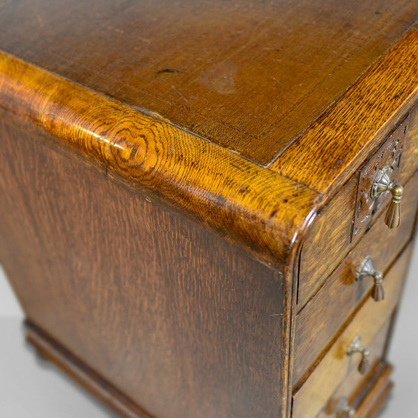 Antique Art Deco Desk, English Oak, Early 20th Century Circa 1930 - London Fine Antiques