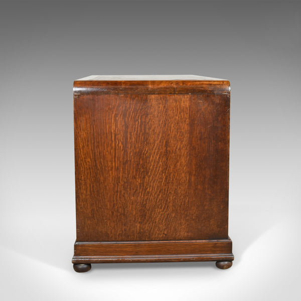 Antique Art Deco Desk, English Oak, Early 20th Century Circa 1930 - London Fine Antiques