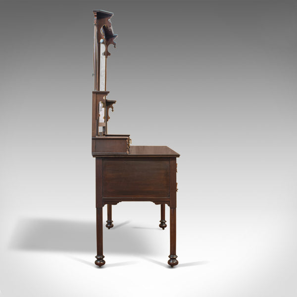 Antique Art Nouveau Dressing Table, English, Maple and Co., Mahogany, Circa 1890 - London Fine Antiques