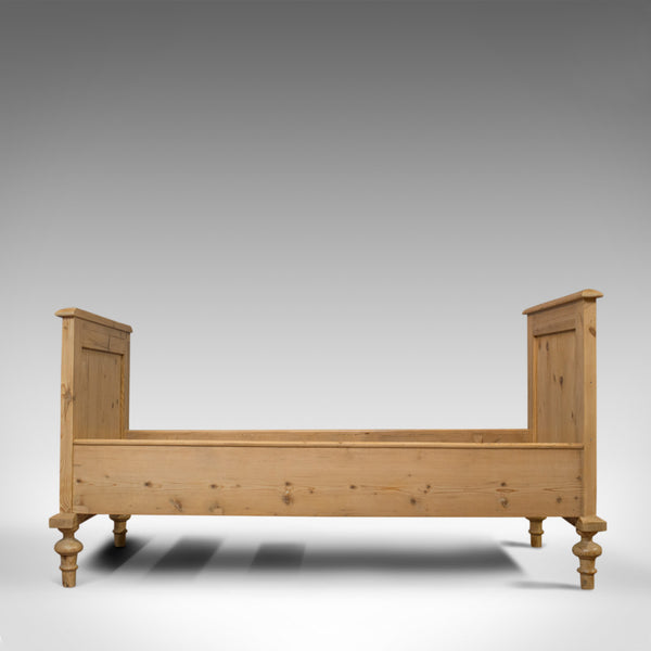 Antique Bed Frame, English, Victorian, Pine, Bedstead, Late 19th Century, C.1900 - London Fine Antiques