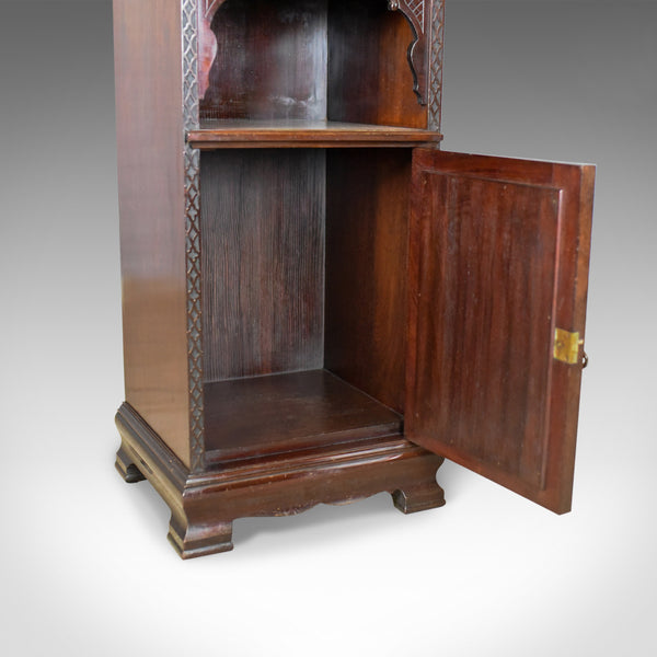 Antique Bedside Cabinet, Carved Mahogany, Nightstand, English, Circa 1910 - London Fine Antiques